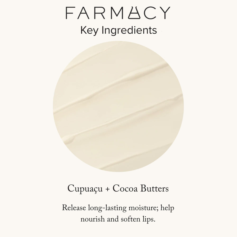 Farmacy Pillowy-soft lips finish promising a smooth base for color.