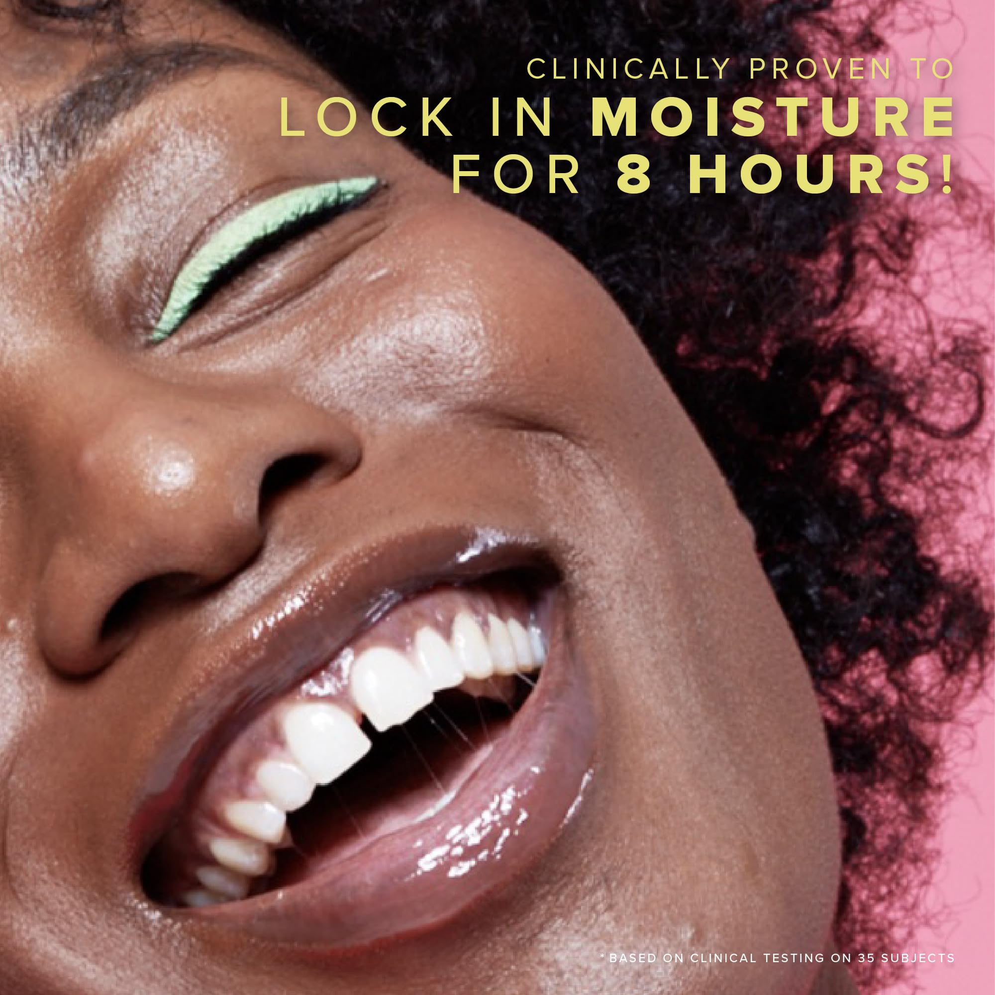Farmacy Lip Smoothie peptide plumping action—lips appear fuller.