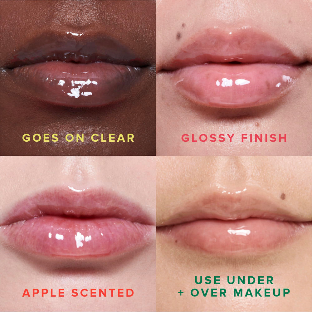 Farmacy Lip Smoothie with shea butter and vitamin C—hydration for dry lips.