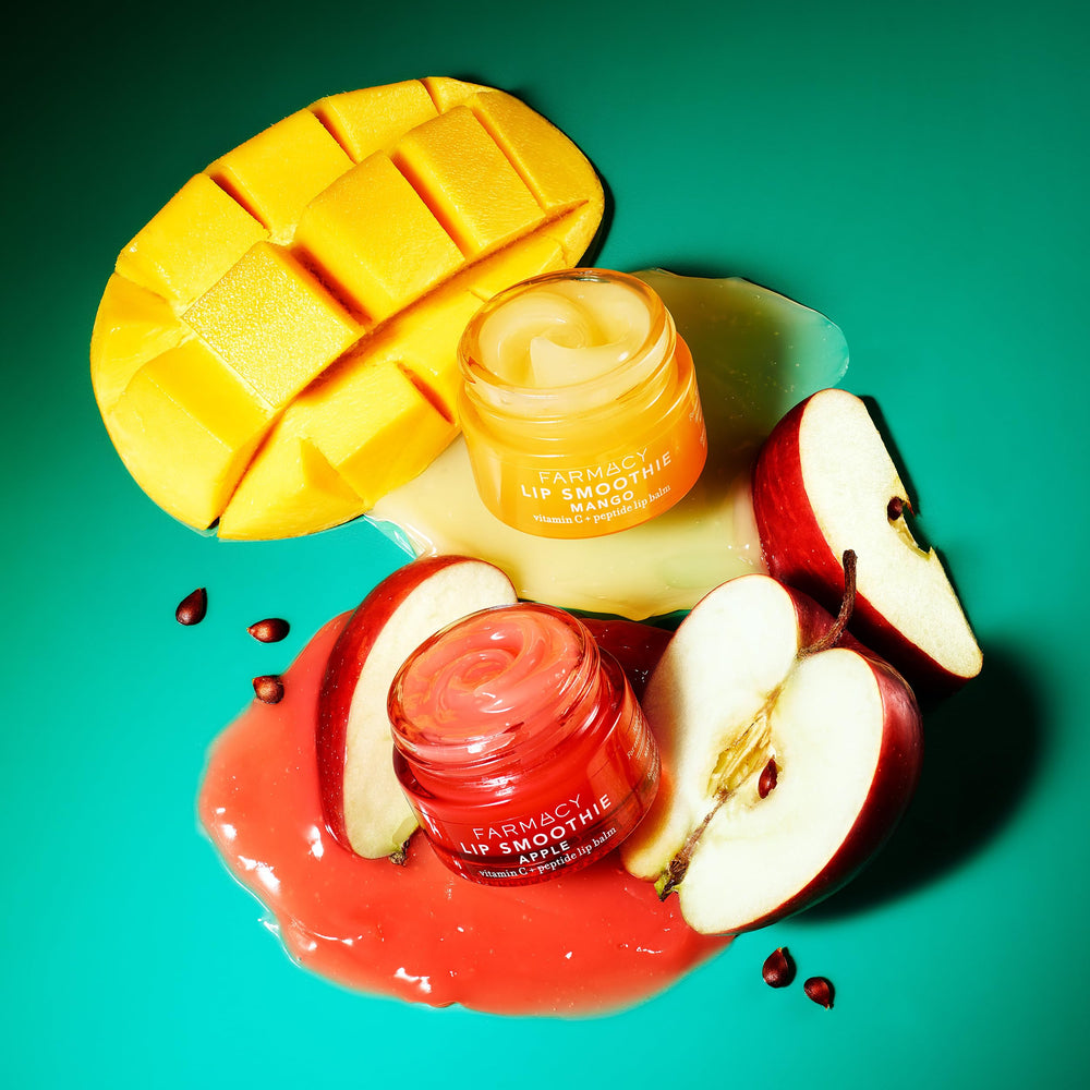 Farmacy Lip Smoothie with vitamin C and fruit extracts—nourishing lip care.