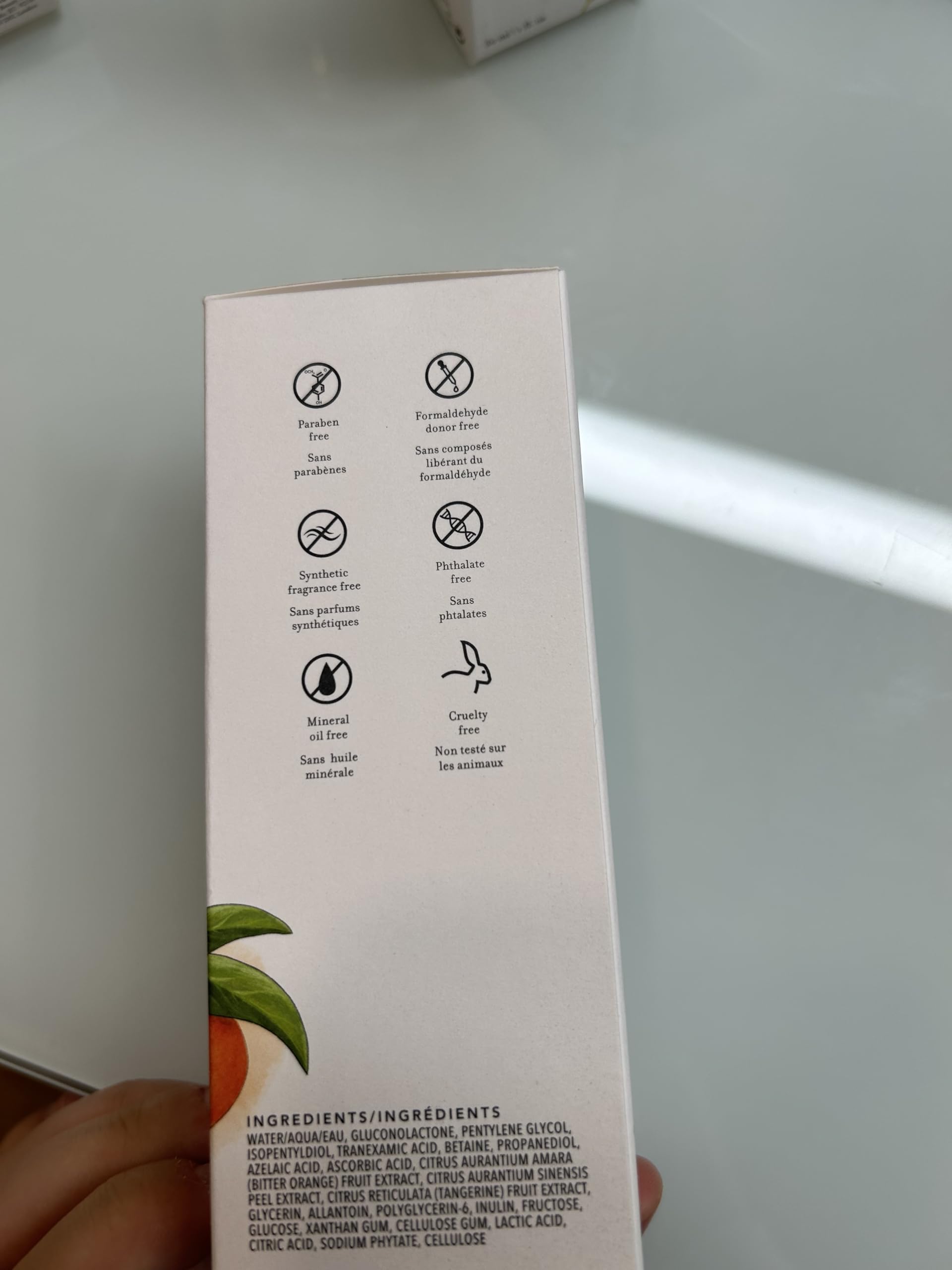 Farmacy TXA toner concept image showing potential clarity progress.