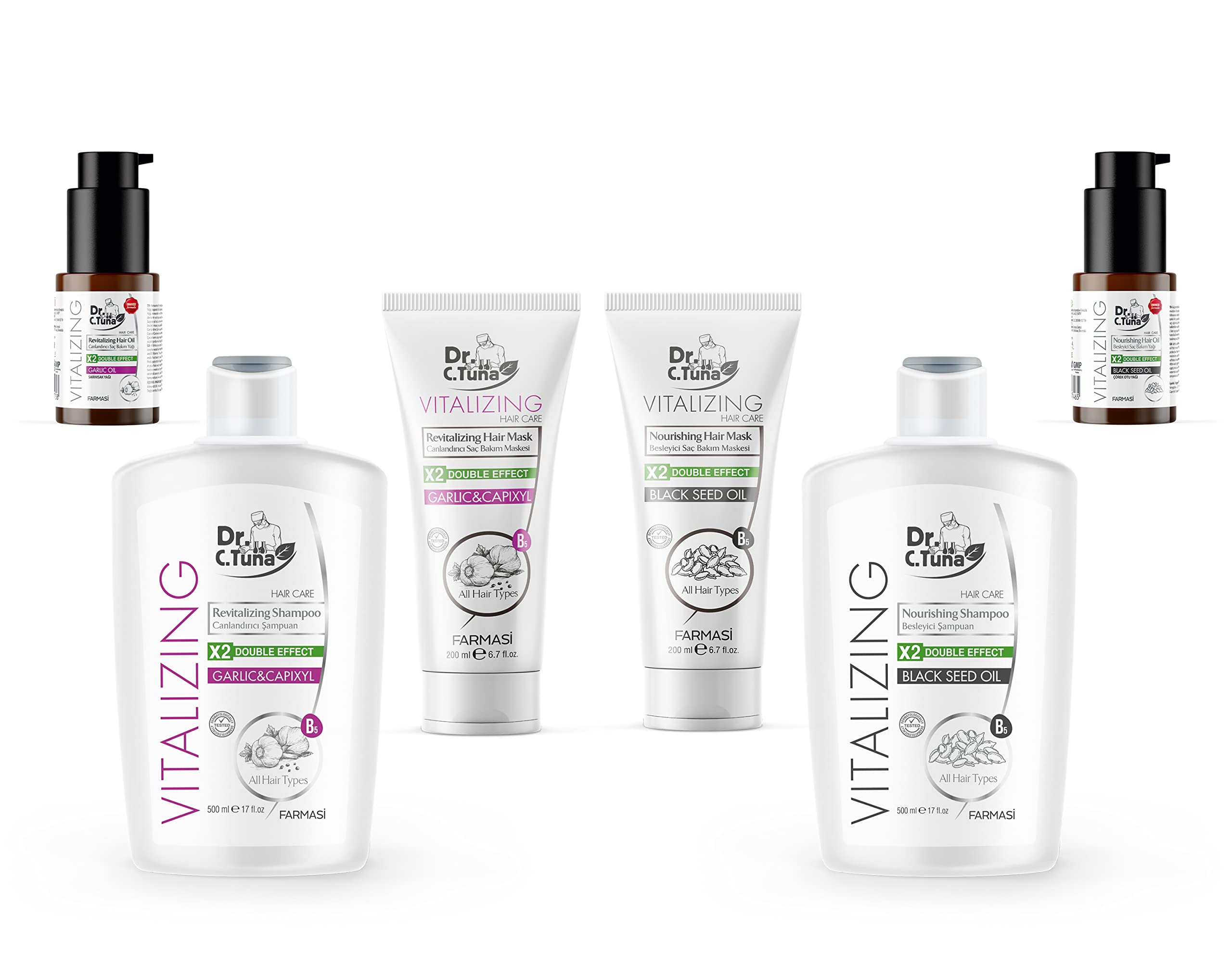 FARMASi Dr. C. Tuna scalp-refresh look implies balanced scalp and reduced dryness sensations.