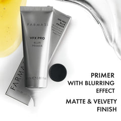 FARMASi VFX Pro Primer oil-free formula controls shine with comfortable wear.