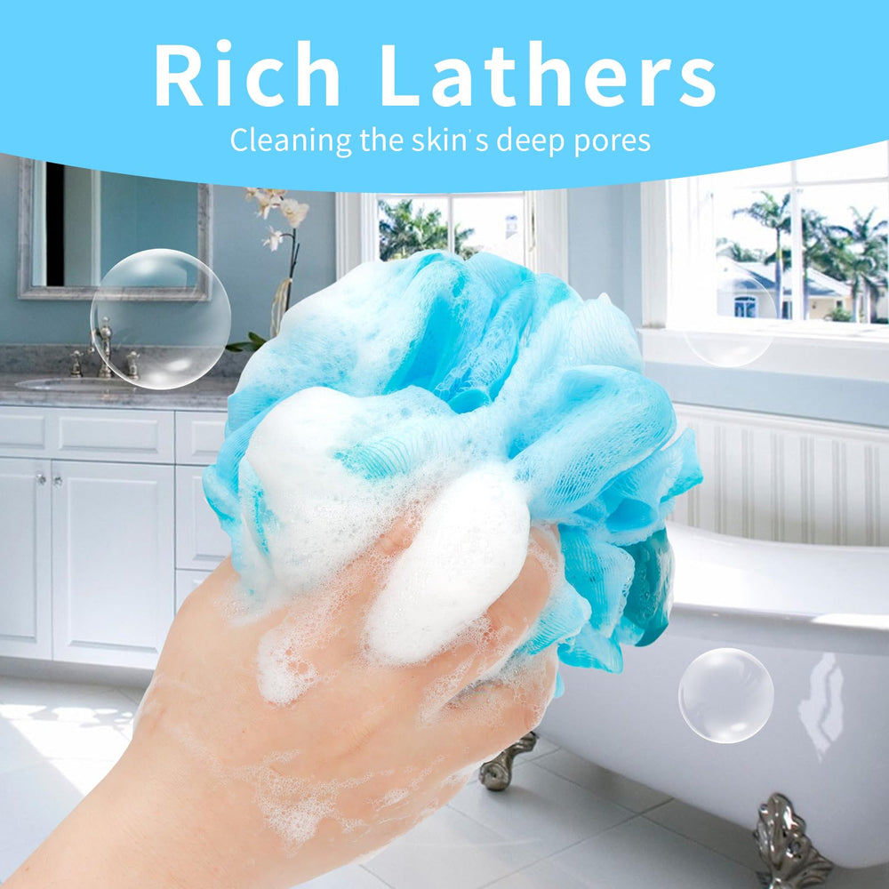 Farmoga 50g loofah set offers versatile cleansing in color mix.