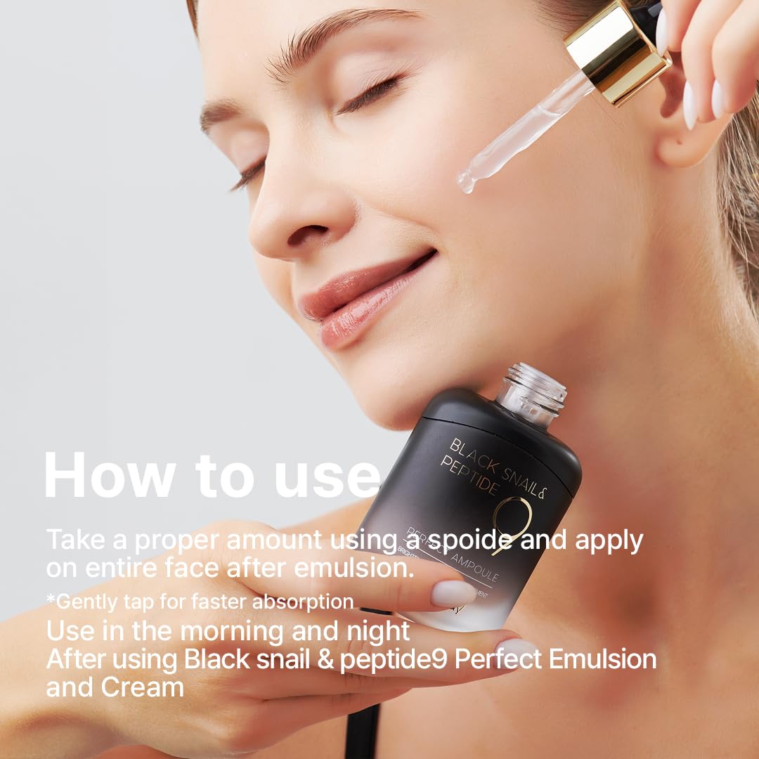 Night routine with ampoule suggesting rejuvenation over time.
