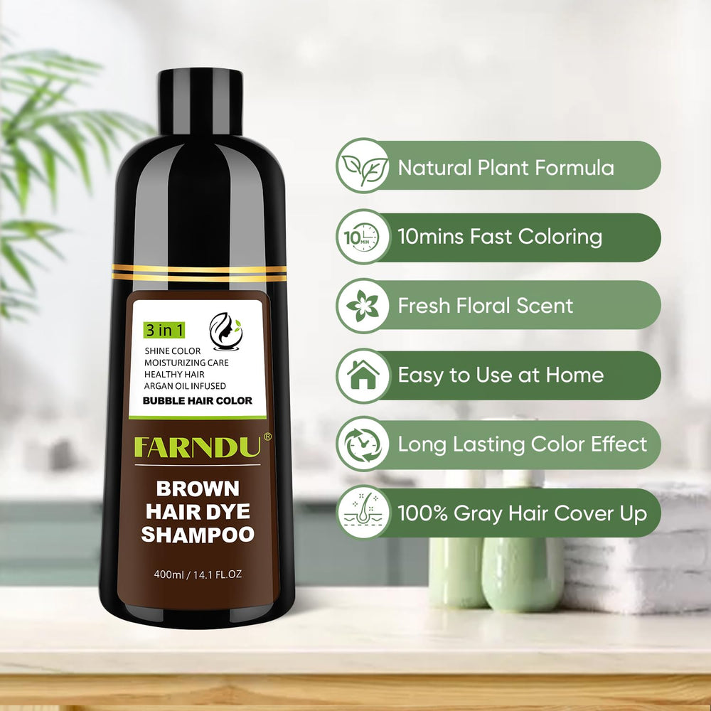 Farndu ammonia-free and paraben-free formula label