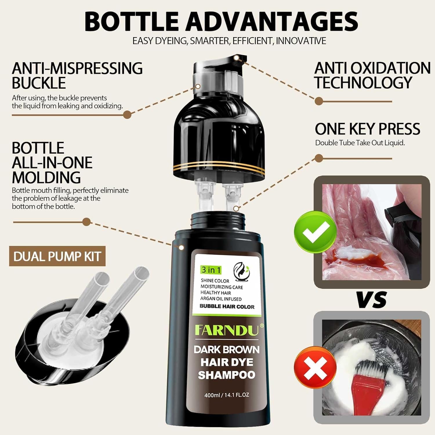 Farndu Argan Olive Oils portrays moisture locking and strand strength.