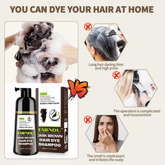 Farndu Gray Coverage Result displays natural-looking color after treatment.