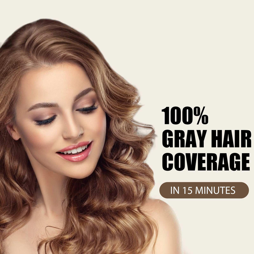 Farndu Light Brown Hair Dye Shampoo argan oil emphasis on moisture delivery.