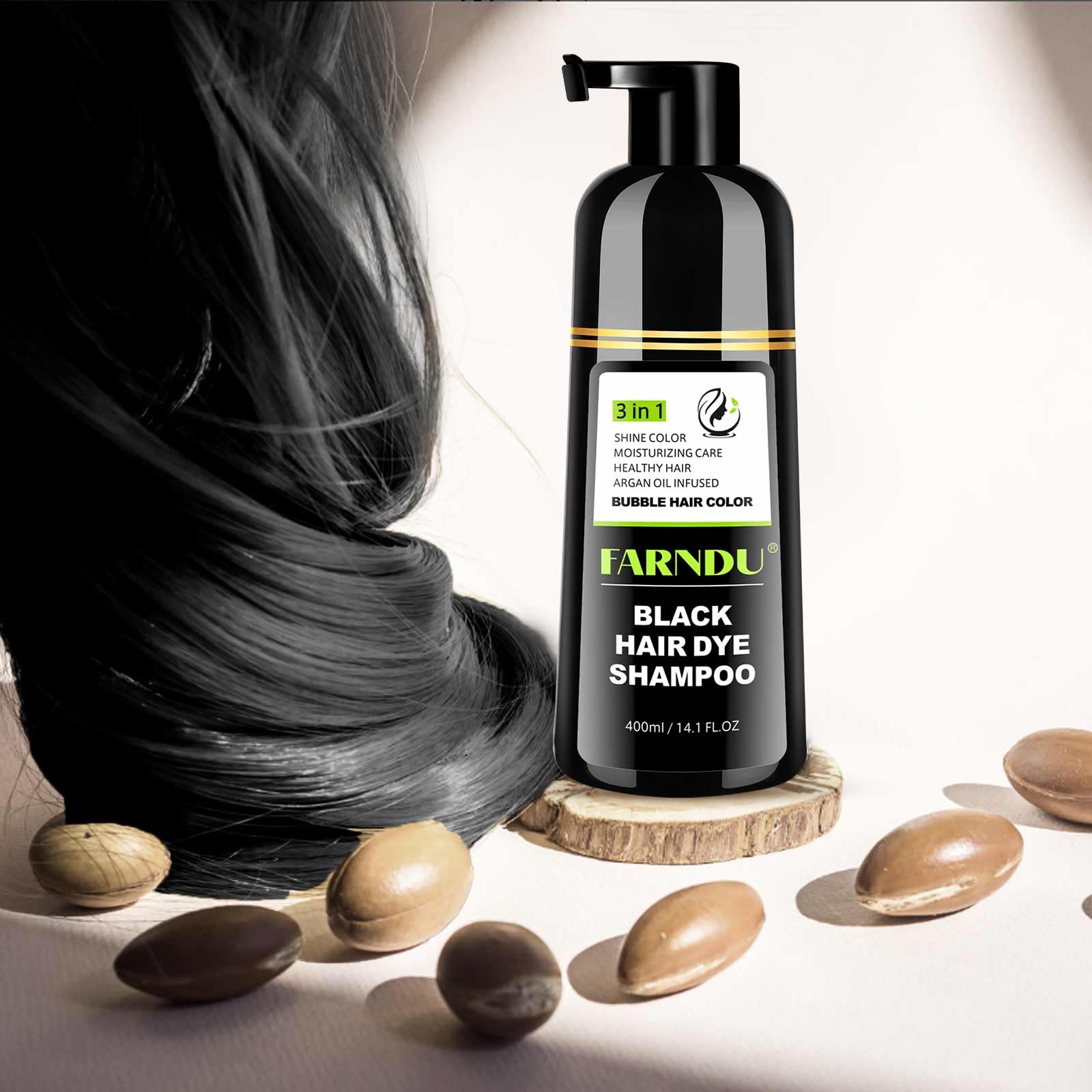 Farndu pro-tip for thick hair adjusting application and timing.