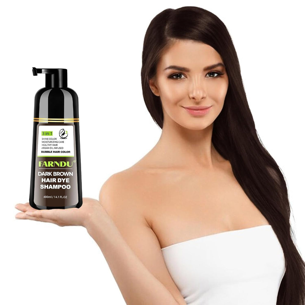 Farndu Sensitive-Scalp-Friendly formula indicates gentle color for sensitive scalps.