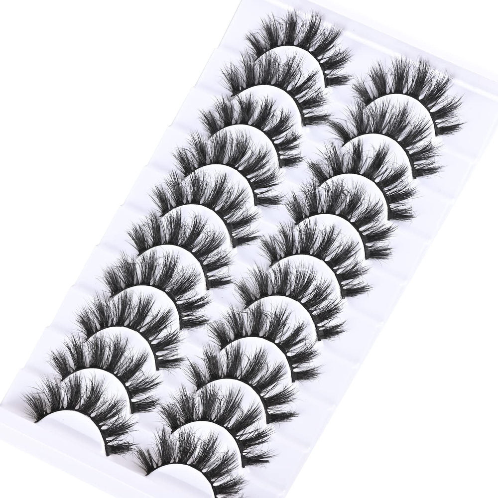FARRED Fluffy Lashes 10-pair pack offers versatile daily glam options.