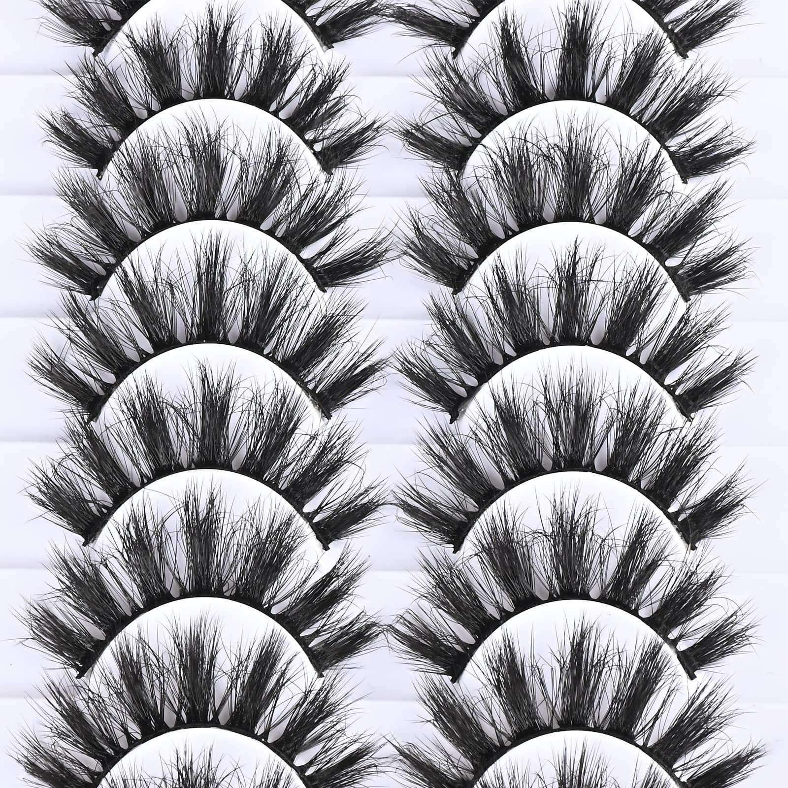FARRED Fluffy Lashes 16mm dramatic look adds bold definition to eyes.