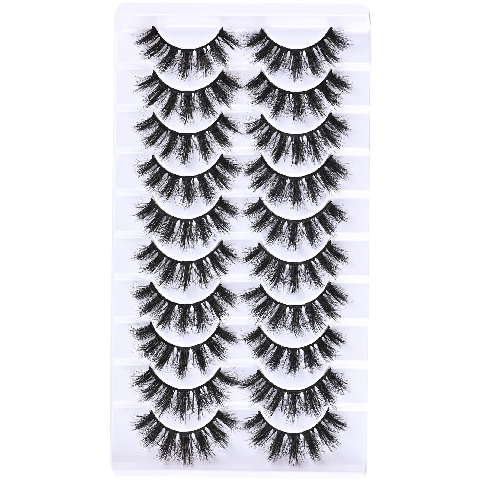 FARRED Fluffy Lashes cruelty-free synthetic fibers mimic mink with gentle wear.