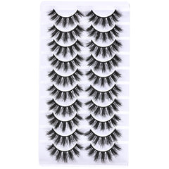 FARRED Fluffy Lashes cruelty-free synthetic fibers mimic mink with gentle wear.