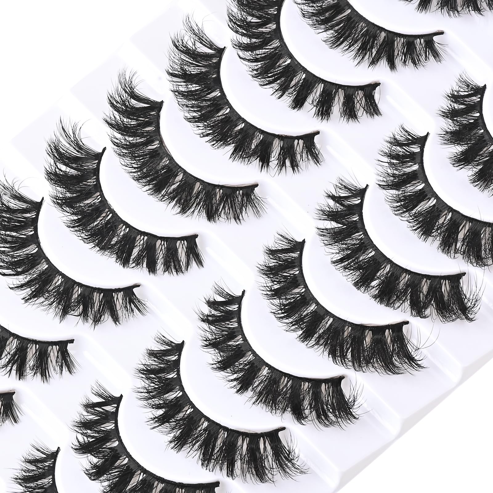 FARRED Mink Lashes Daily-Wear Friendly 10-Pair Multi-Pack.