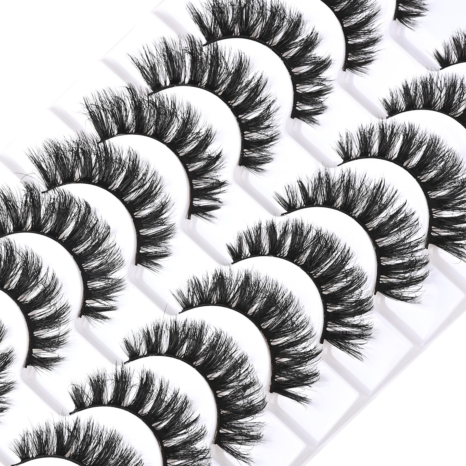 FARRED Mink Lashes Full Volume Natural Finish for balanced drama.