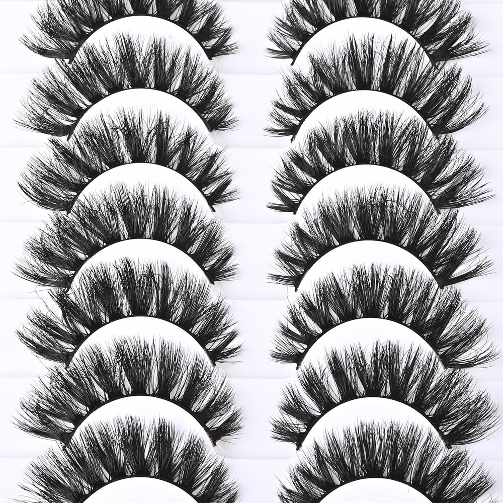 FARRED Mink Lashes Flexible Cotton Band blends with lash line.
