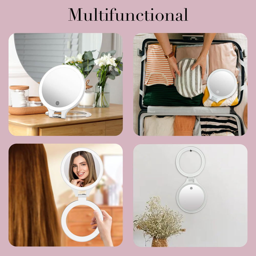 FASCINATE gift-ready magnifying mirror combines style and function