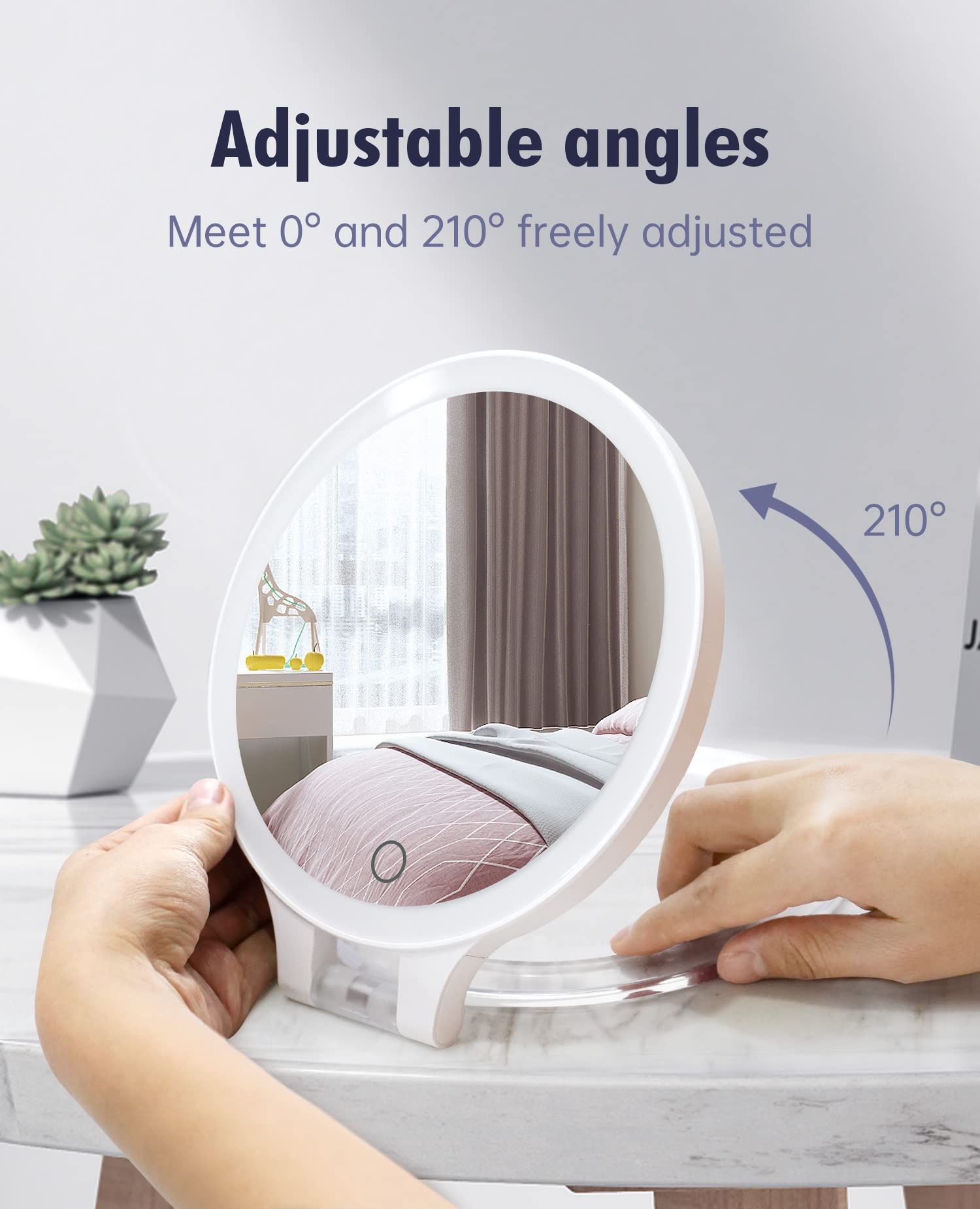 FASCINATE suitable for desk or wall setup to fit vanity space