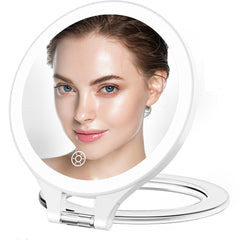 FASCINATE magnifying mirror light 10x-1x side for precise makeup checks