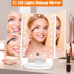 FASCINATE trifold mirror right panel with 3x magnification for detail work