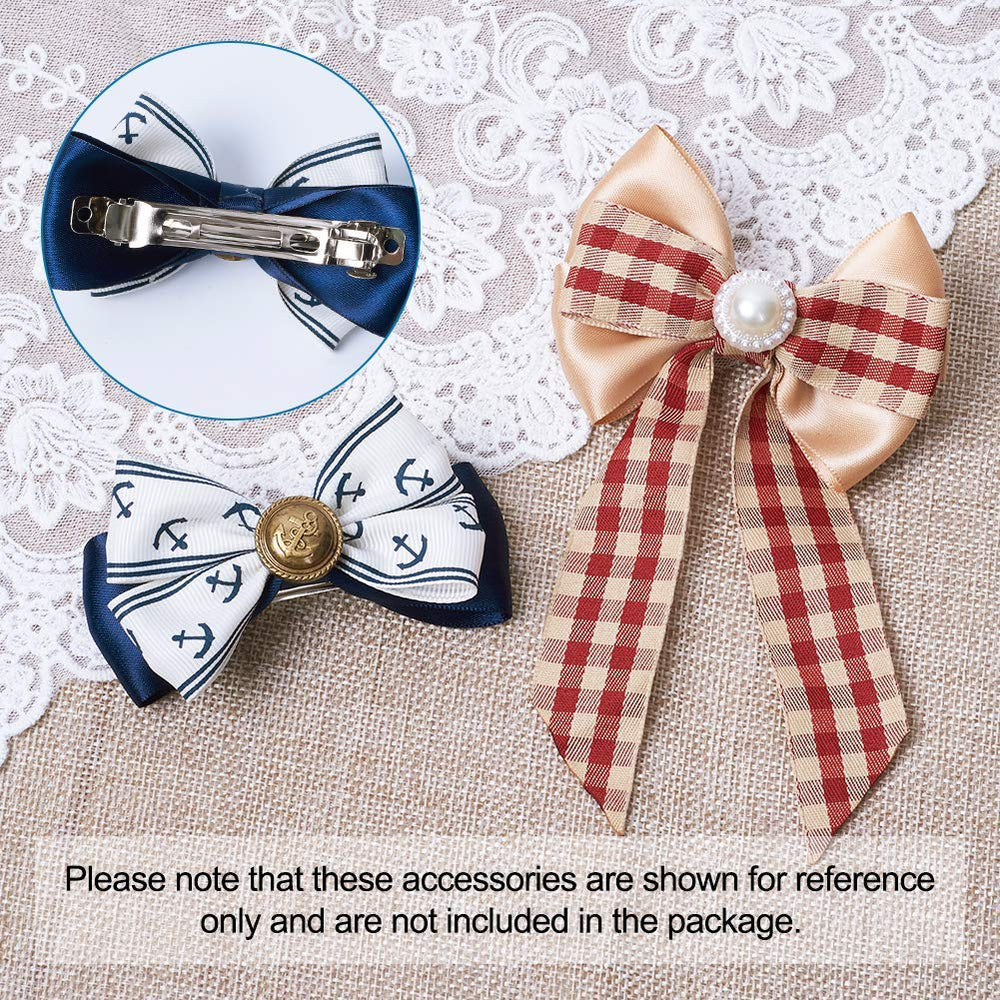 FASHEWELRY iron blank barrette multi-size display shows four lengths in one view.