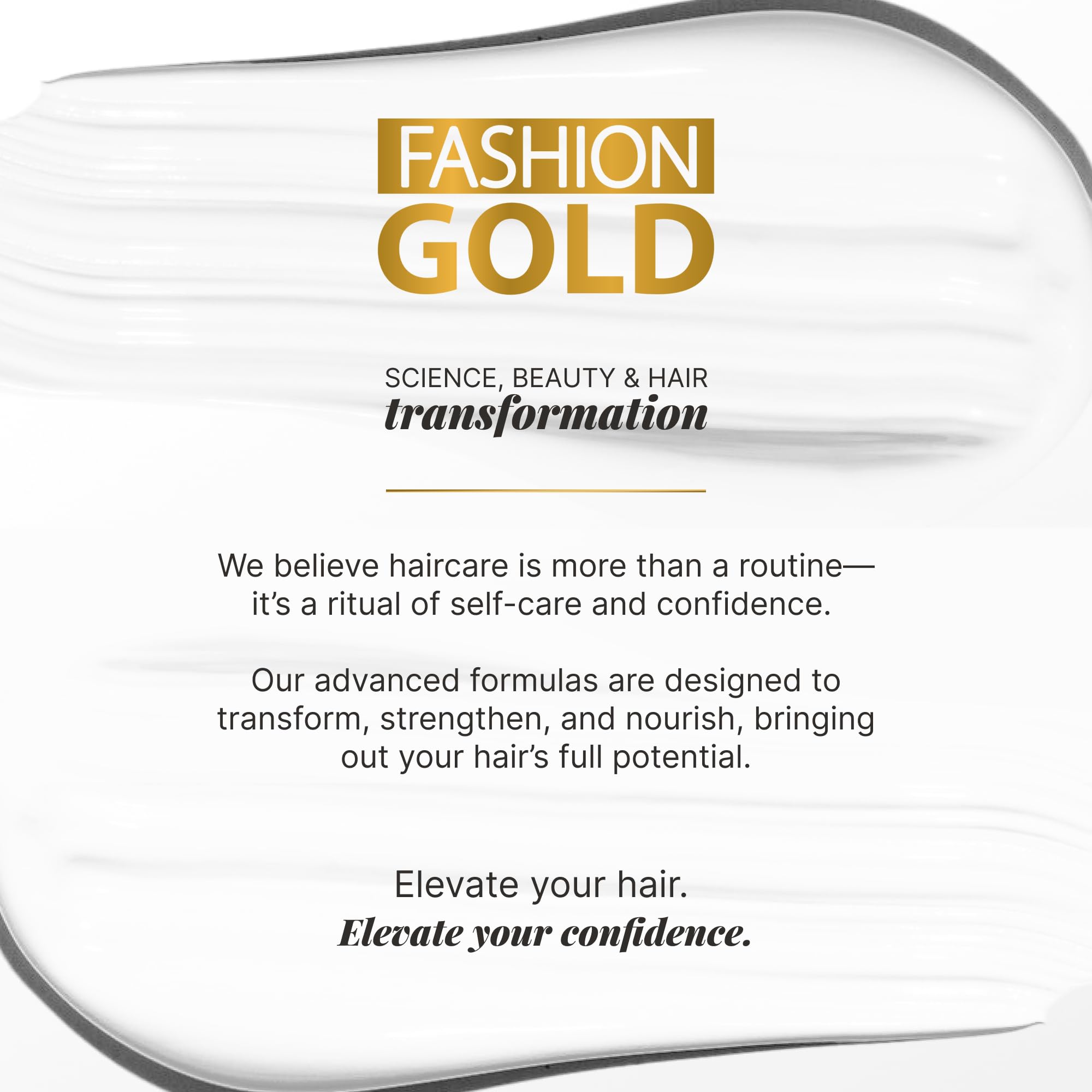 Fashion Gold keratin results after treatment hint at long-lasting frizz control