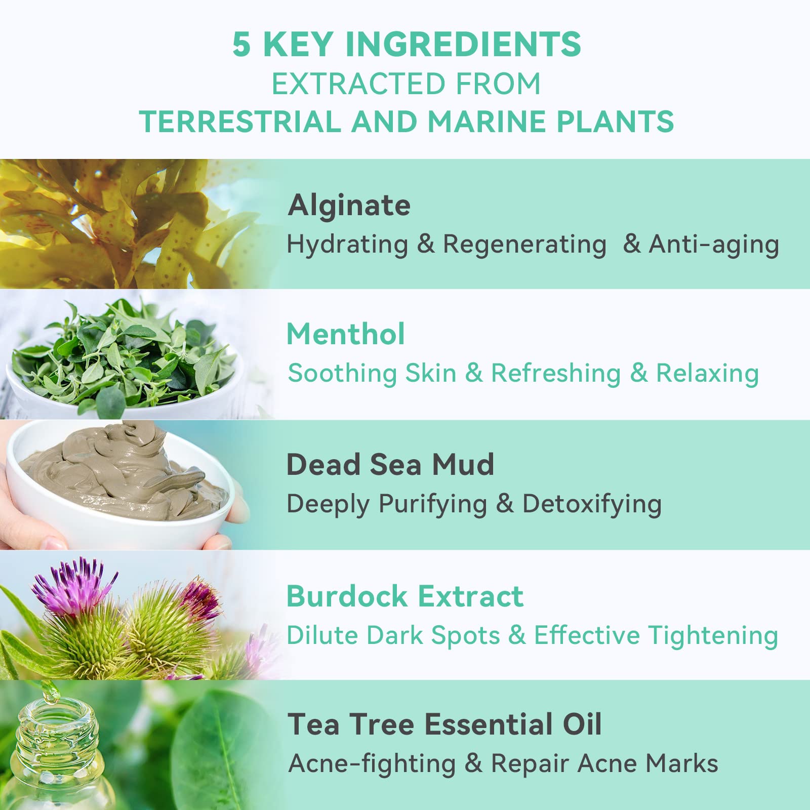 Fasplendor tea-tree peel-off jelly closeup highlights the flexible mask lifting impurities