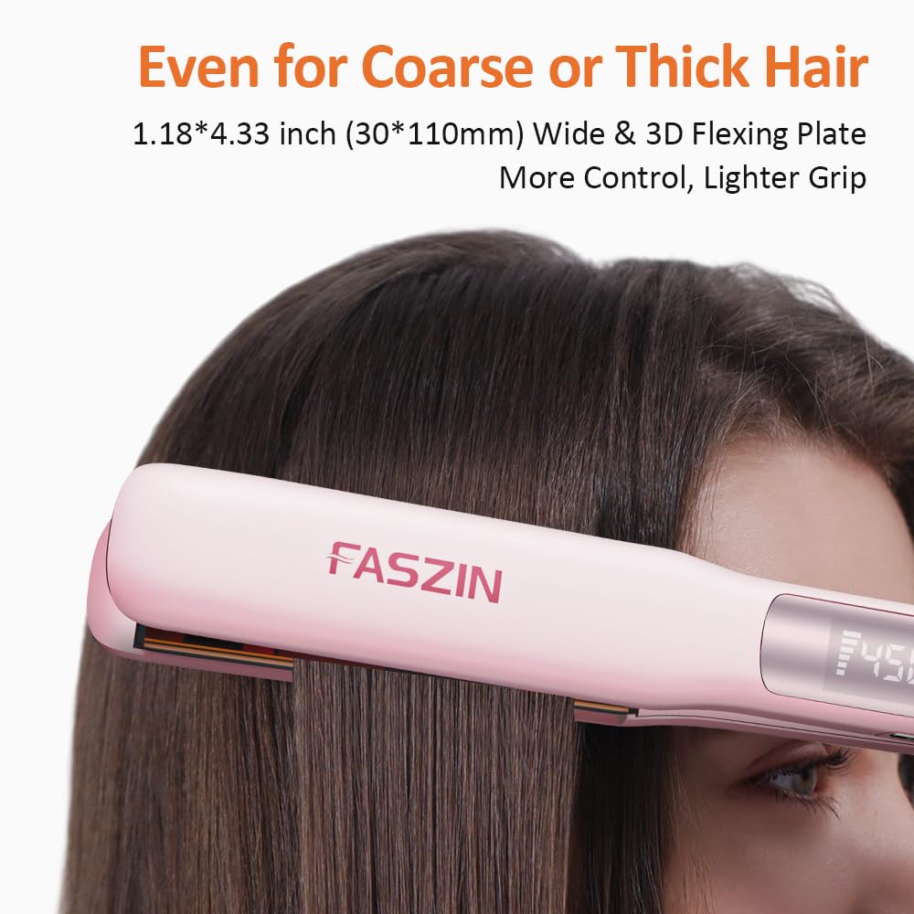 Faszin 10 Million Ions reduce frizz and boost shine during styling.