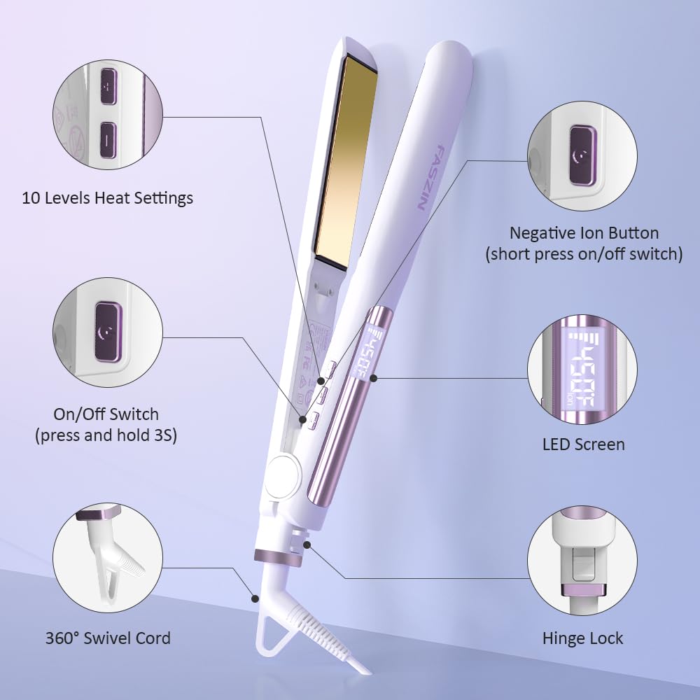Faszin dual voltage lets you style worldwide.