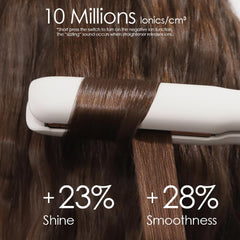 Faszin ions generate shine and reduce frizz for sleek style.