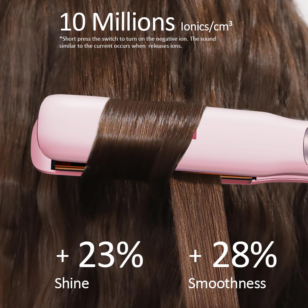 Faszin HeatSyncX compensates temperature for even root-to-tip styling.