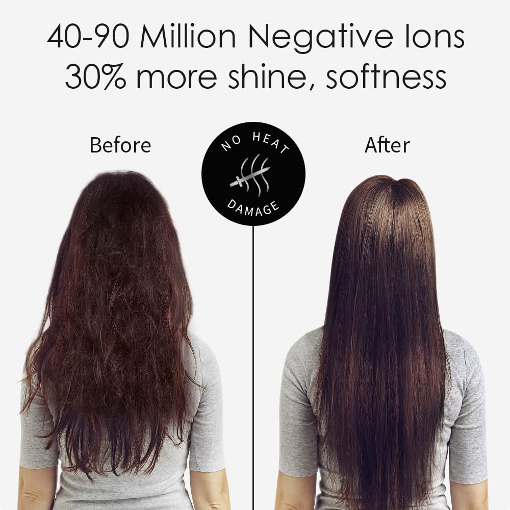 Faszin Ionic Hair Dryer cool shot button for setting the final look.