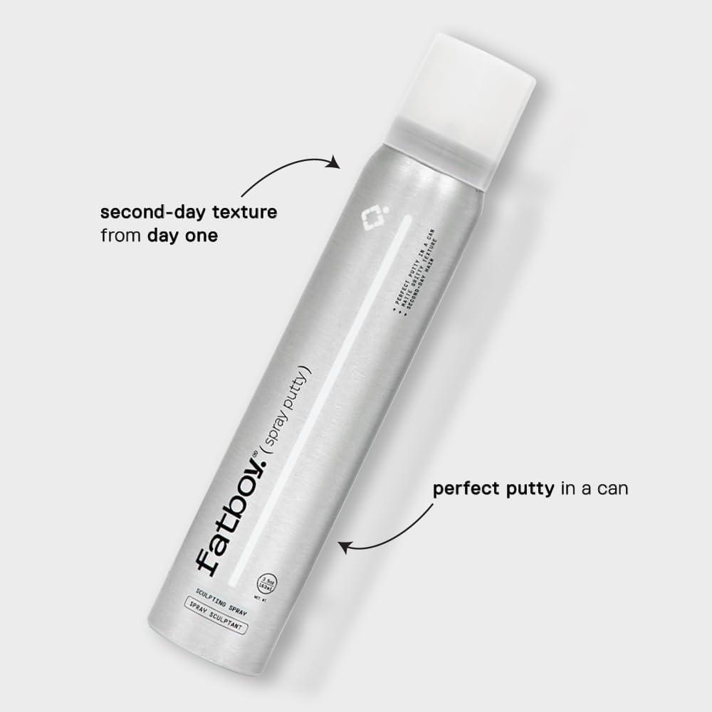 Fatboy Hair Spray Putty suitable for medium to thick hair for added lift.