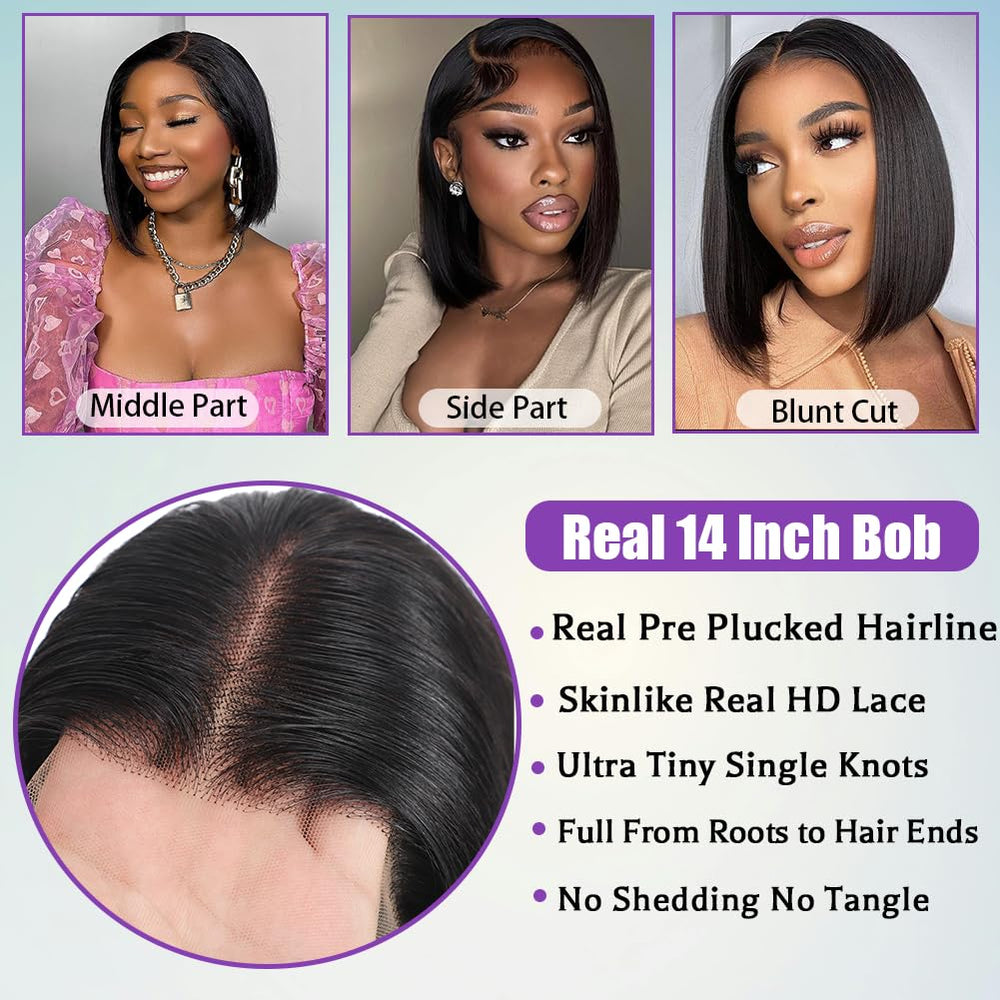 Fatiao 180% density bob wig appears full and natural.