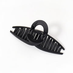 Faucye large claw clip white front view ideal for light, airy hairstyles.