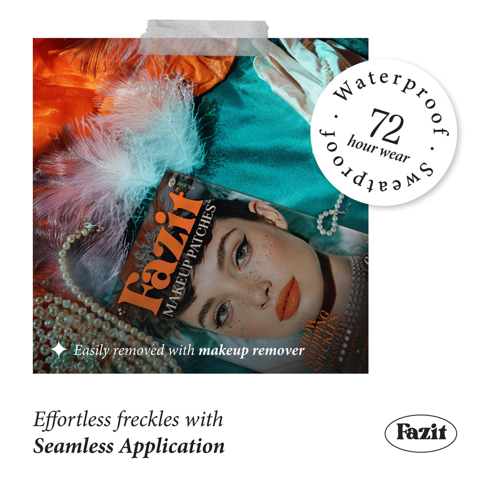 Fazit long-lasting speckle patches worn from dawn to dusk with consistent color