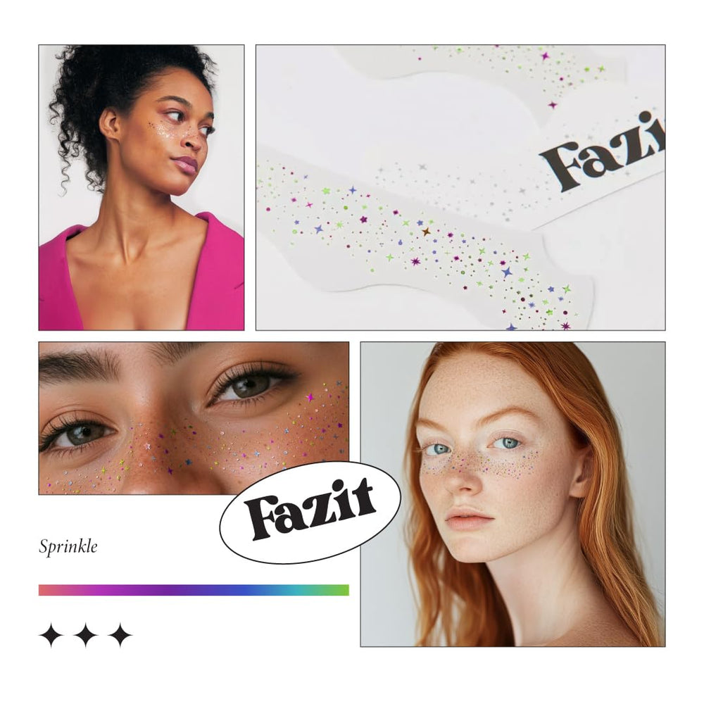 Fazit makeup patches ideal for festival looks and party wear.