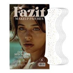 Fazit Gold Speckles patches packaging ready for quick glam.