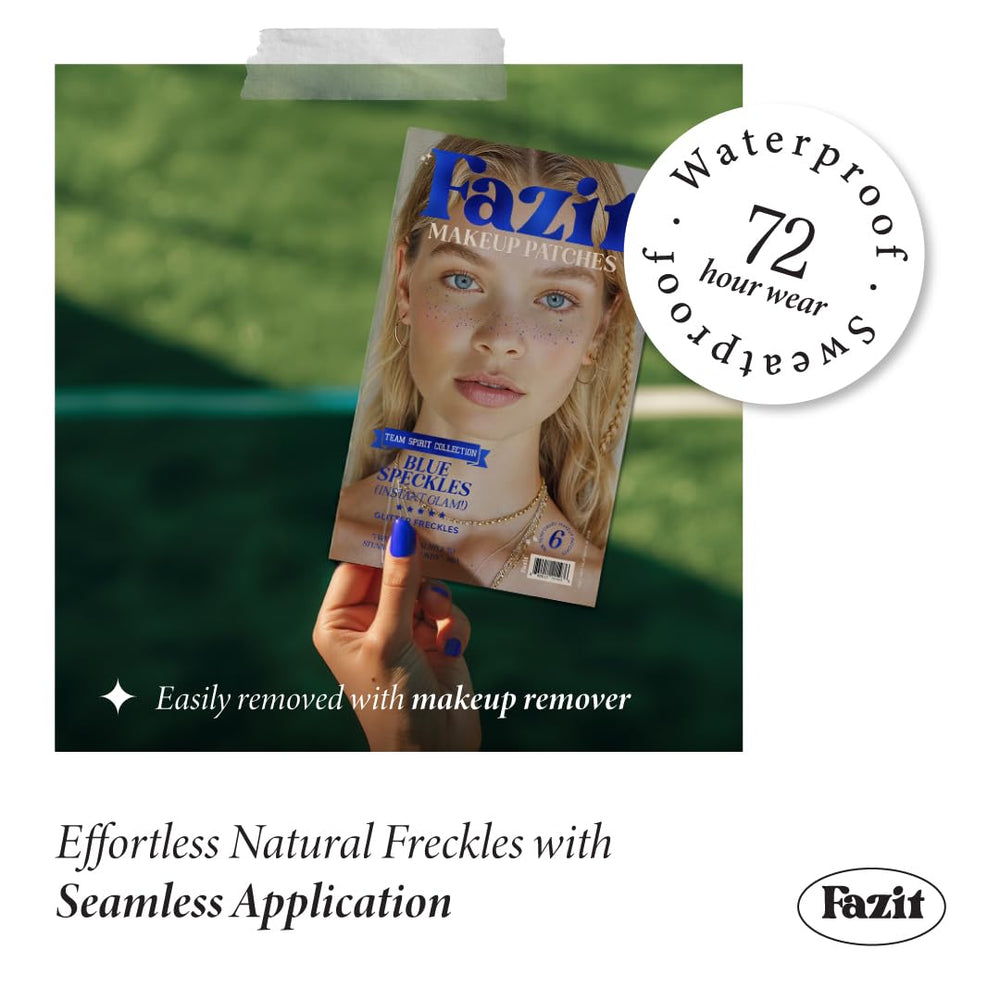 Fazit waterproof patches on skin endure sweat or rain with vibrant finish