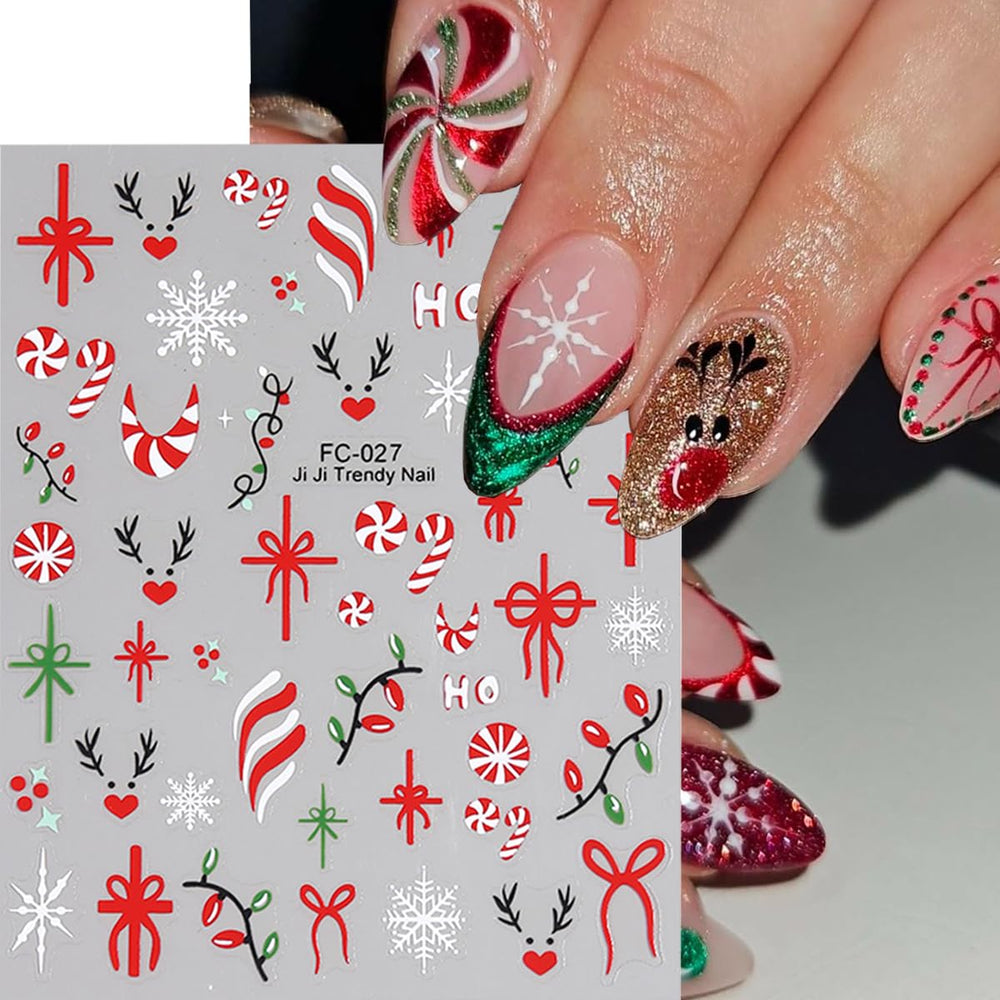 FBABFBUO jingle bells design adds dimension to DIY nail art