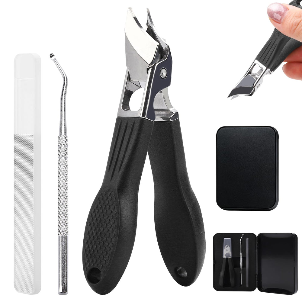 FBFL Eagle Beak Nail Clippers with beveled blades for precise trimming of thick nails.