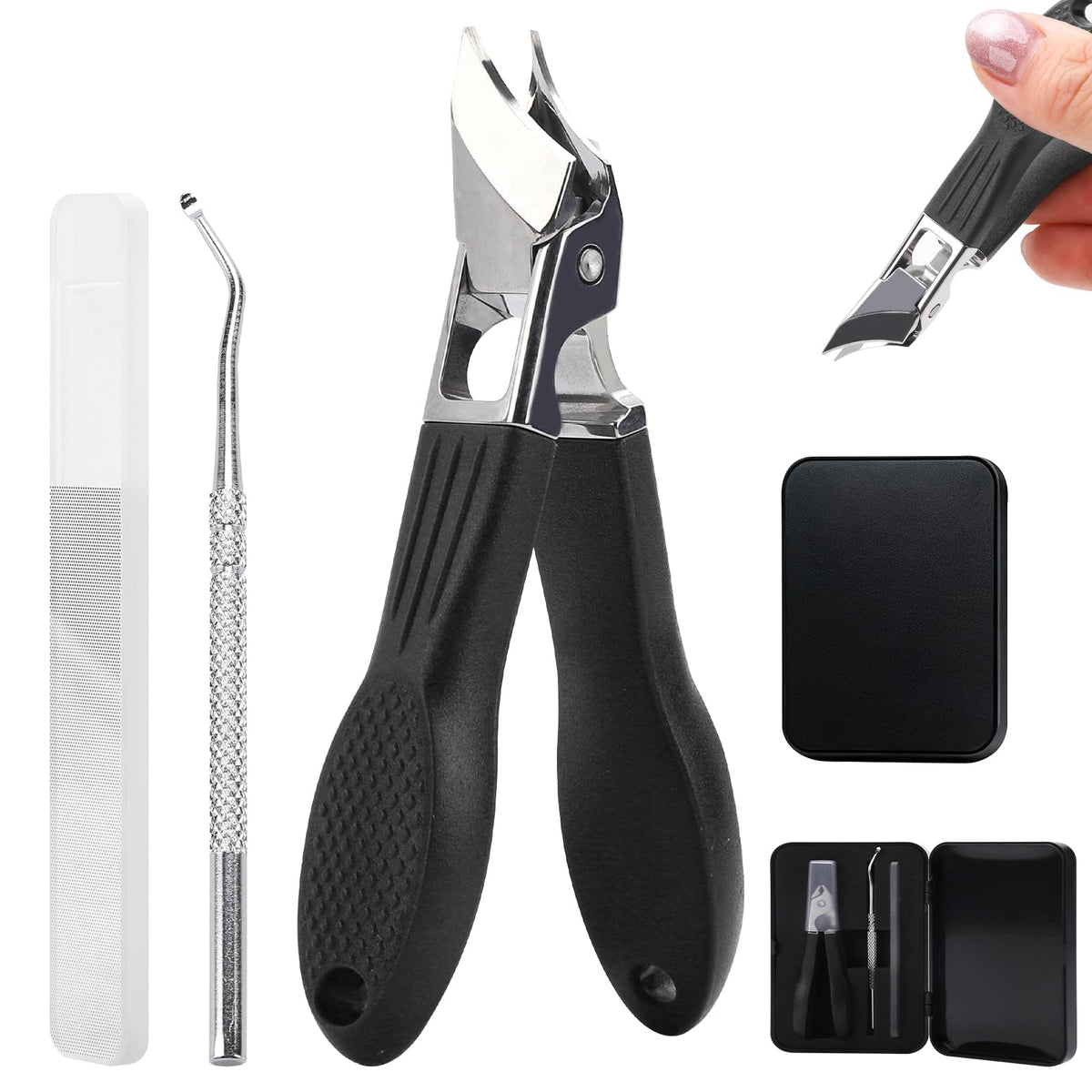 FBFL Eagle Beak Nail Clippers with beveled blades for precise trimming of thick nails.