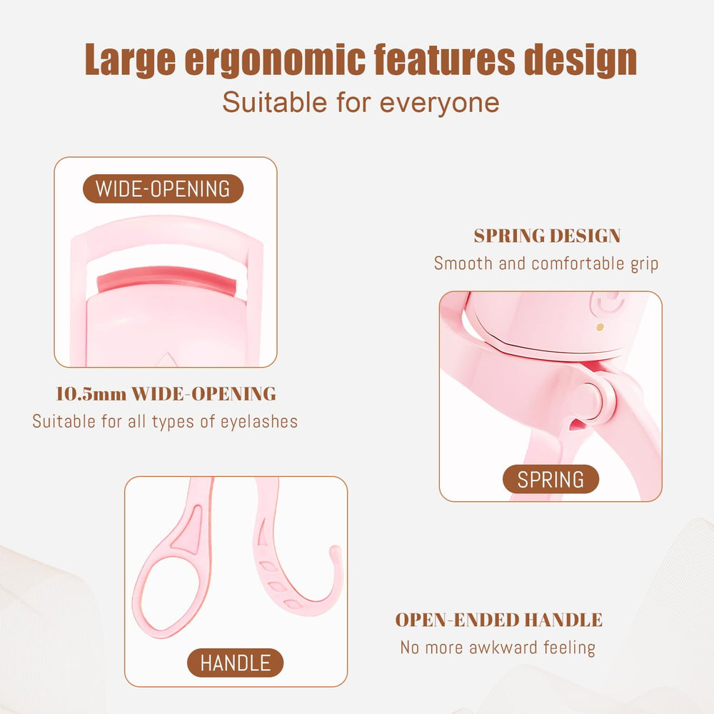 F BOMB C-shaped design with ergonomic handle for precise curling.