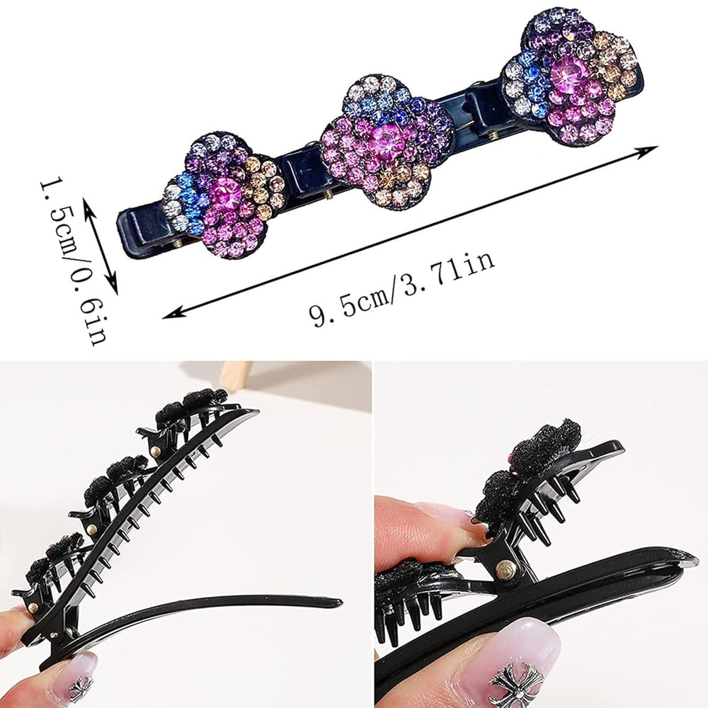 FCLEIH clip detail highlights rhinestones catching light for eye-catching party-ready looks