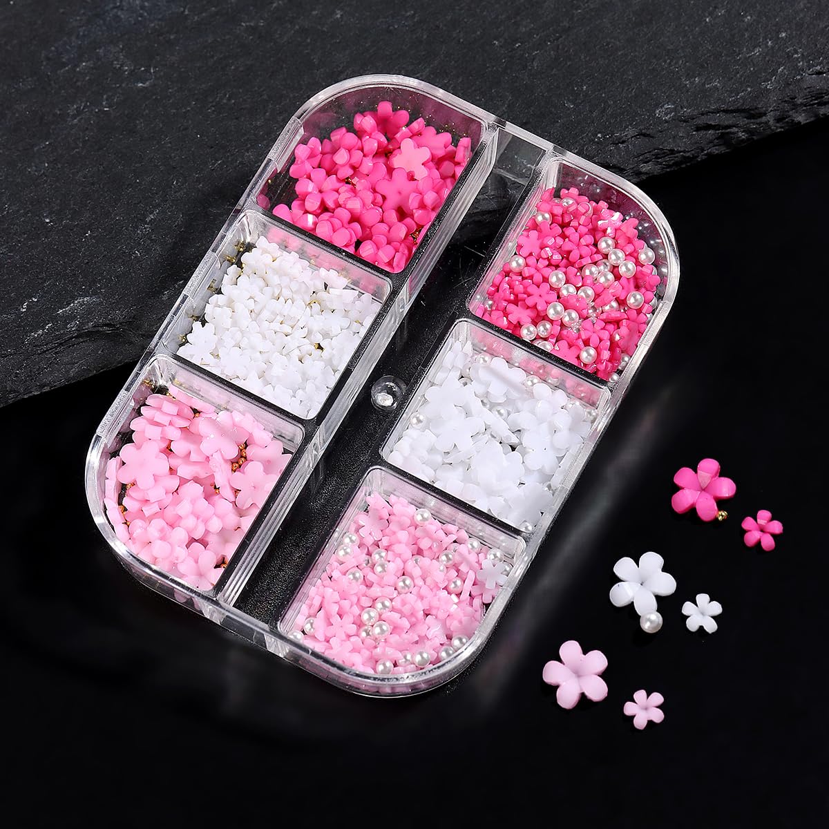 Fcozpjk 3D metal butterfly nail charms adds dainty sparkle on nails.
