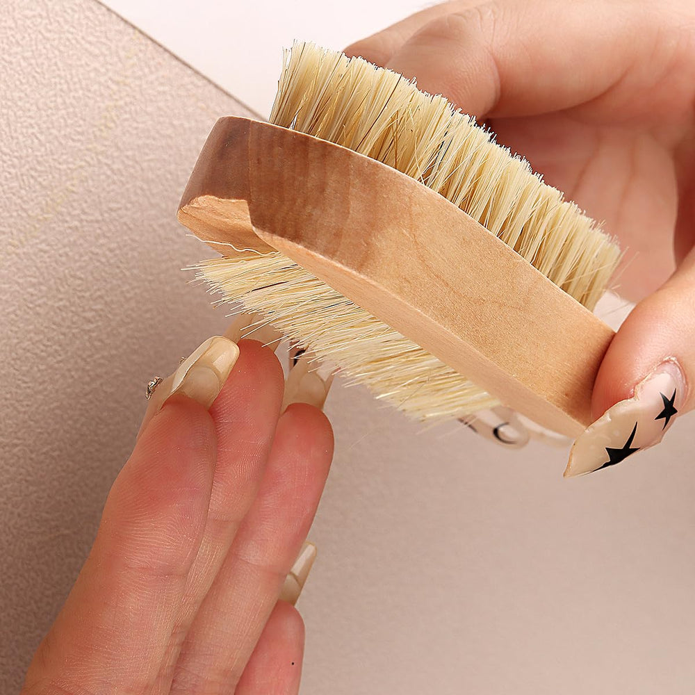 Fcozpjk nail brush dry after use to maintain bristles