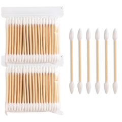 Fcozpjk pointed-tip cotton swabs package view for precise cleaning and makeup prep.