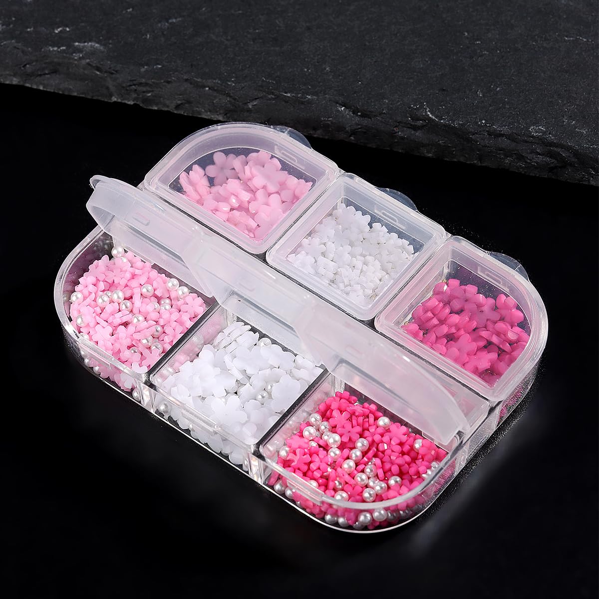 Fcozpjk silver butterfly charms offer delicate accents for versatile nails.